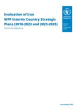Evaluation of Iran WFP Interim Country Strategic Plans (2018-2023 and 2023-2025)