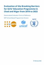 Joint Evaluation of the Breaking Barriers for Girls’ Education Programme in Chad and Niger (2019-2022)