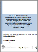 Madagascar PRRO 200735: A mid-term operation evaluation