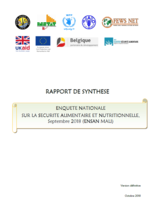 Mali - Enquête Nationale sur la Sécurité Alimentaire et Nutritionnelle (ENSAN Mali), Septembre 2018