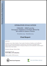Ukraine EMOP 200765 Emergency Assistance To Civilians Affected By The Conflict in Eastern Ukraine: An Operation Evaluation