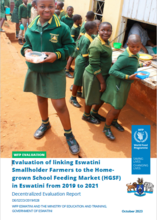 Eswatini, Linking Smallholder Farmers to the Home-grown School Feeding Market: Joint Evaluation