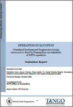 Swaziland DEV 200353 Food By Prescription: An Operation Evaluation