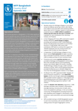 WFP Bangladesh – Country Brief