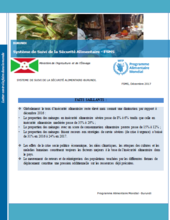 Burundi - Food Security Monitoring System, 2017