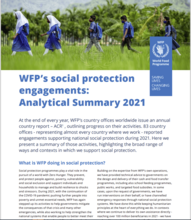 Analytical Summary of WFP’s Social Protection Engagements in 2021