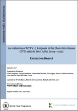 An Evaluation of WFP's Response to the Ebola Virus Disease (EVD) crisis in West Africa