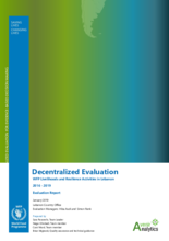 Lebanon, Livelihoods and Resilience activities (2016-2019): evaluation