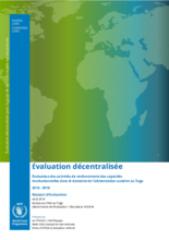 Togo, Capacity Strengthening in School Feeding: an evaluation