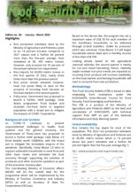 WFP Timor-Leste Food Security Bulletins 2022