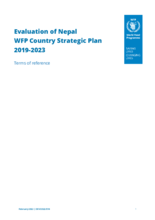 Evaluation of Nepal WFP Country Strategic Plan 2019-2023