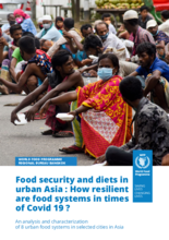 Food security and diets in urban Asia: how resilient are food systems in times of COVID-19?