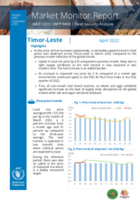 2022 - Timor-Leste Market Monitor Report - April 
