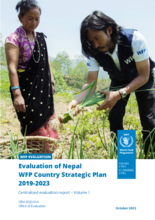 Evaluation of Nepal WFP Country Strategic Plan 2019-2023