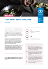 Cox’s Bazar: WFP Bangladesh Ration Cuts Alert, May 2023 Update