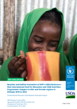 Ethiopia, Food for Education and Child Nutrition 2019-24: Evaluations