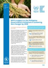 WFP’s Support to the Philippines Government’s Initiatives in Achieving Zero Hunger by 2030 - 2020