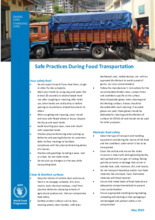 Bhutan Transportation Food Safety Guideline