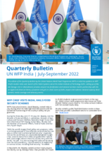 UN WFP India Quarterly Bulletin | July-September 2022