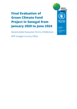 Senegal, Evaluation of Green Climate Fund Project: 2020-2024