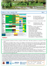 WFP Timor-Leste Food Security Bulletin - July to September 2020