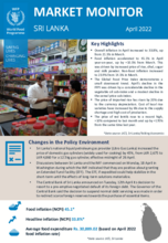 WFP Sri Lanka Market Monitor – April 2022