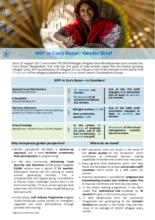 WFP in Cox's Bazar - Gender Brief