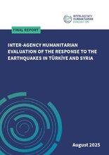 Inter-Agency Humanitarian Evaluation of the Response to the Earthquakes in Türkiye and Syria