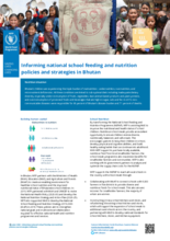 2022 - Informing national school feeding and nutrition policies and strategies in Bhutan