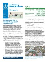 Madagascar: Anticipatory Actions Cyclone Gezani 2026