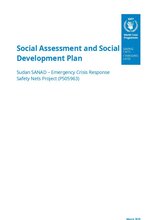 Social Assessment and Social Development Plan - Sudan SANAD
