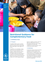 Nutritional Guidance for Complementary Food