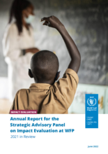 Annual Report 2021 for the Strategic Advisory Panel on Impact Evaluation at WFP