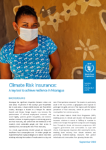 Climate Risk Insurance: A key tool to achieve resilience in Nicaragua- 2022