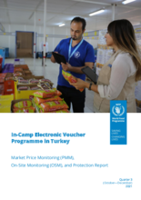 Q4 2021 In-Camp Electronic Voucher Programme in Turkey Market Price Monitoring (PMM), On-Site Monitoring (OSM) and Protection Report