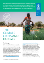 The Climate Crisis and Hunger