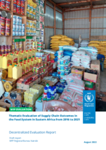 research on food security in kenya Eastern Africa, Supply Chain outcomes in the Food System: Evaluation