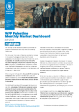 WFP Palestine Monthly Market Dashboard 