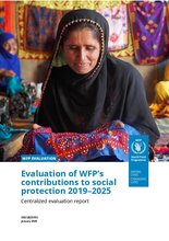 WFP support to social protection: Strategic evaluation