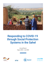 Responding to COVID-19 through Social Protection Systems in the Sahel (UNICEF-WFP joint project) 2022 Annual Report Executive Summary
