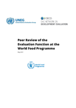 Peer Review of the Evaluation Function at the World Food Programme