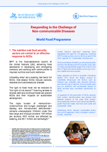 Responding to the challenge of non-communicable diseases (NCD)