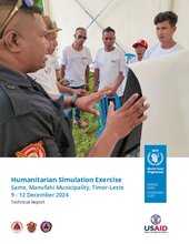 2024 - Humanitarian Simulation Exercise (SimEx) Technical Report, Timor-Leste 