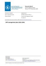 WFP Management Plan (2026–2028)