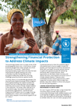 Strengthening Financial Protection to address Climate Impacts.    November 2023 
