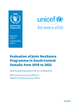 Evaluation of Joint Resilience Programme in South-Central Somalia 2018-2022