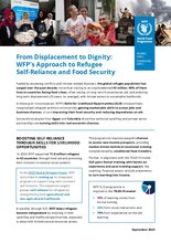 From Displacement to Dignity: WFP’s Approach to Refugee Self-Reliance and Food Security