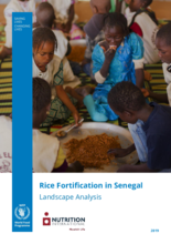 2019 -Rice Fortification in Senegal - Landscape Analysis