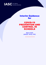 Interim guidance for COVID-19 prevention and control in schools