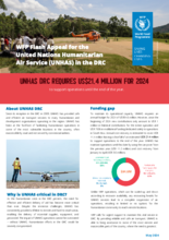 DRC - WFP-UNHAS Flash Appeal - May 2024